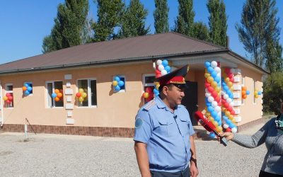 Впервые за 40 лет в Таласе построили дом для милиционеров
