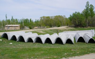 Кара-Буура районунун Бакайыр айыл аймагында сугат суу каналдары оңдолот.