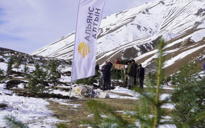 «Жашыл Мурас» улуттук программасынын негизинде айлана чөйрөнү жашылдандыруу максатында Талас -Суусамыр-Өтмөк ашуусунун кире беришине 50 сотых жерге 200дон ашык туялар отургузулду.